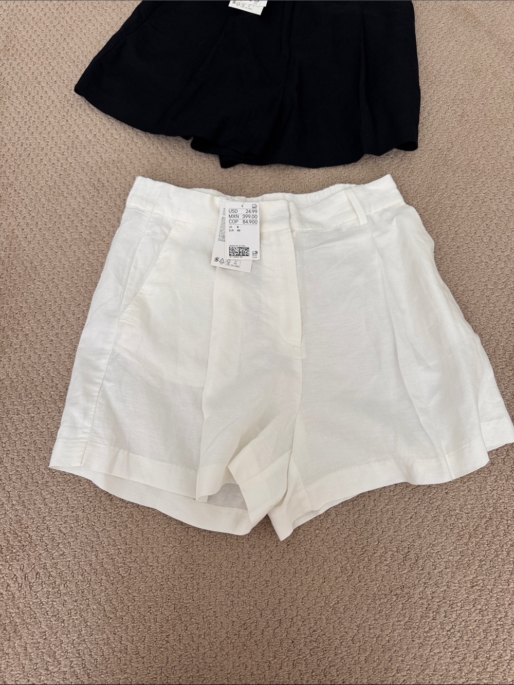 BNWT H&M Linen Blend Shorts